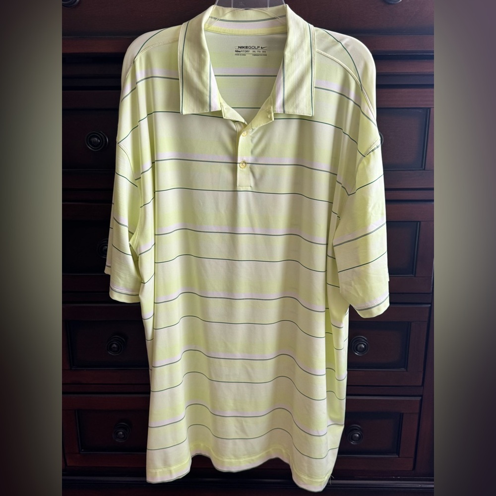 Nike Golf Fit Dry Men’s Striped Polo Shirt